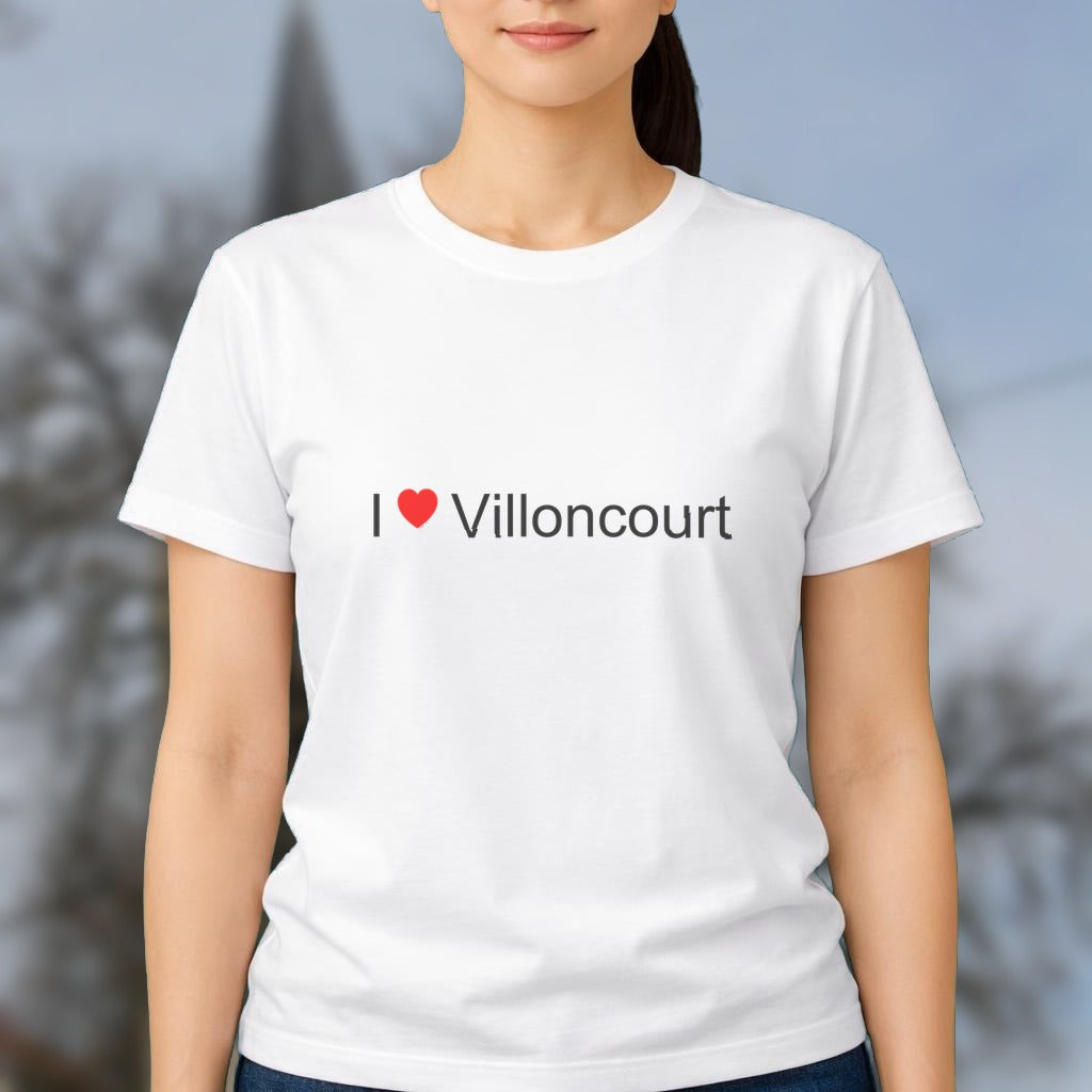 T-shirt I love Villoncourt