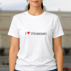 T-shirt I love Vinassan porté