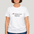 T-shirt I love Vitrey-sur-Mance