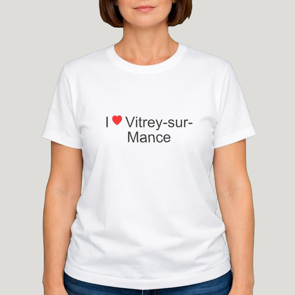 T-shirt I love Vitrey-sur-Mance