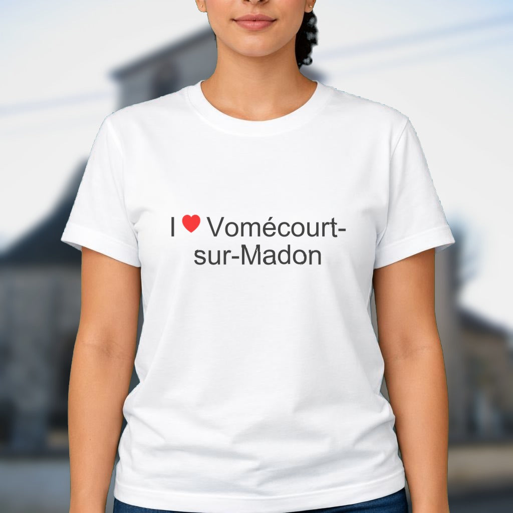 T-shirt I love Vomécourt-sur-Madon