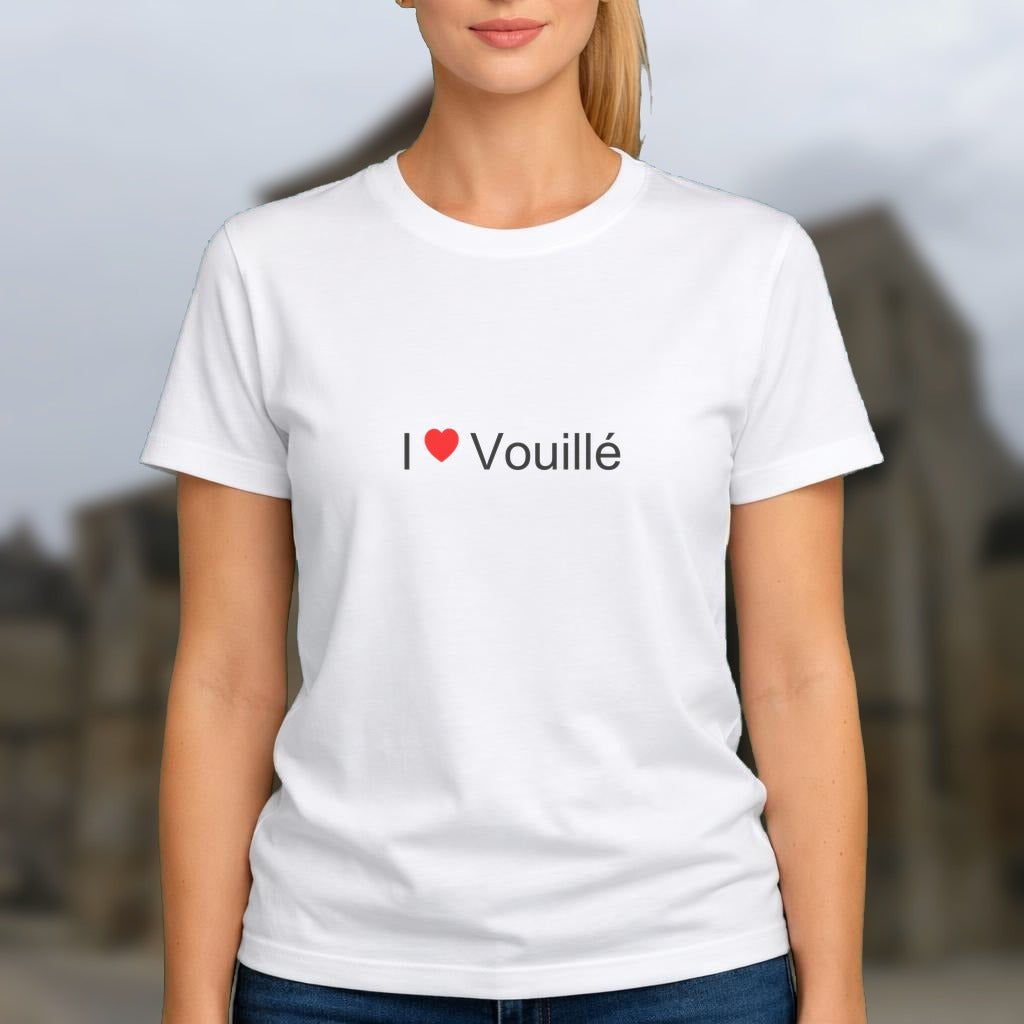 T-shirt I love Vouillé