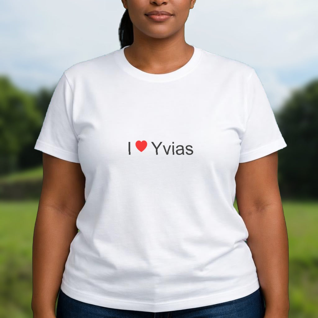 T-shirt I love Yvias