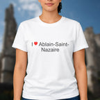 T-shirt I love ablain-saint-nazaire
