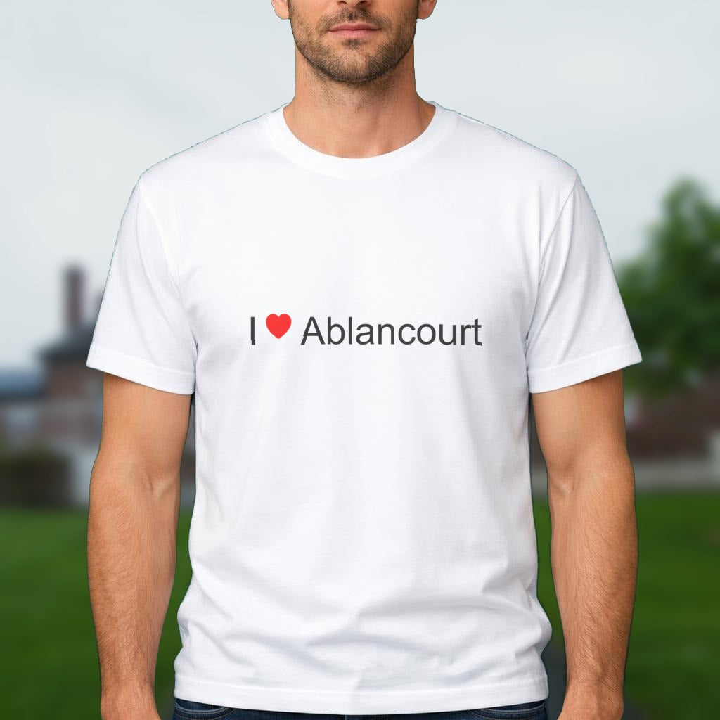 T-shirt I love ablancourt
