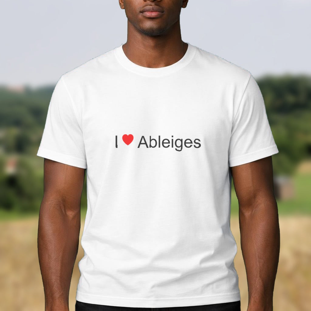 T-shirt I love ableiges