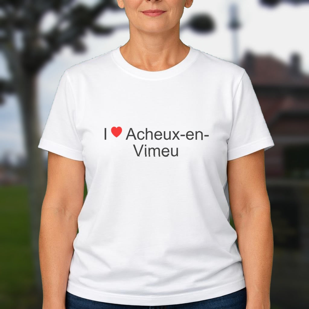 T-shirt I love acheux-en-vimeu