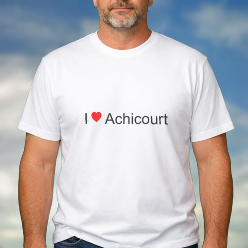 T-shirt I love achicourt