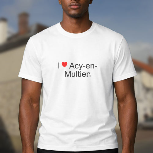 T-shirt I love acy-en-multien