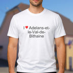 T-shirt I love adelans-et-le-val-de-bithaine
