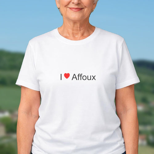 T-shirt I love affoux