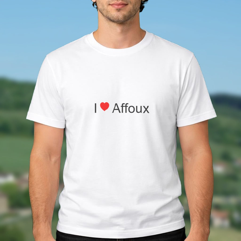 T-shirt I love affoux