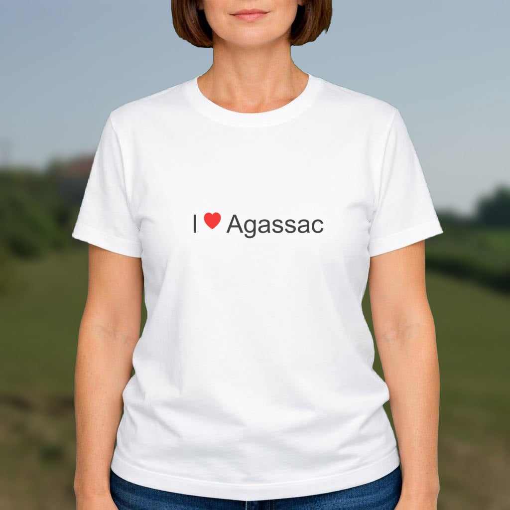 T-shirt I love agassac