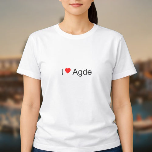 T-shirt I love agde