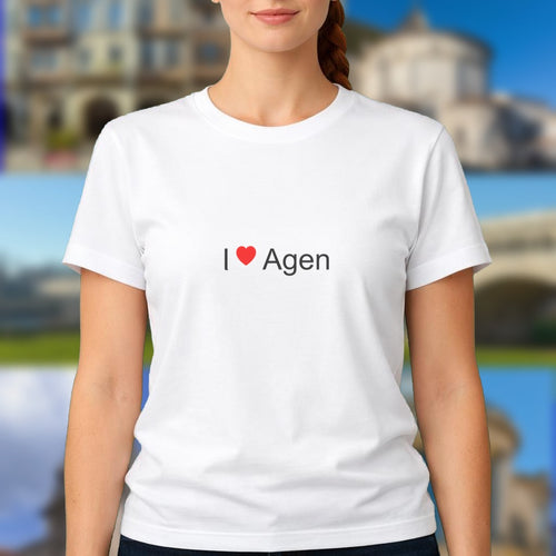 T-shirt I love agen