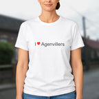 T-shirt I love agenvillers