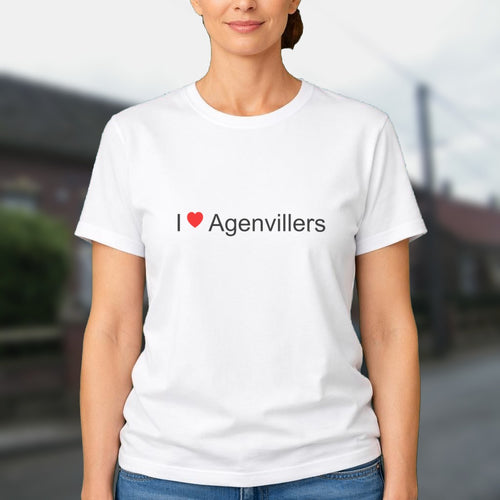 T-shirt I love agenvillers