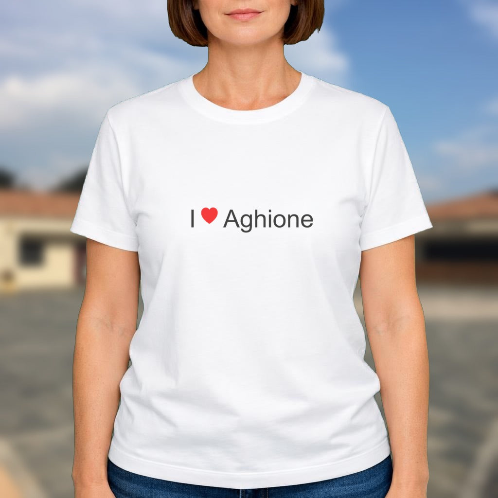T-shirt I love aghione