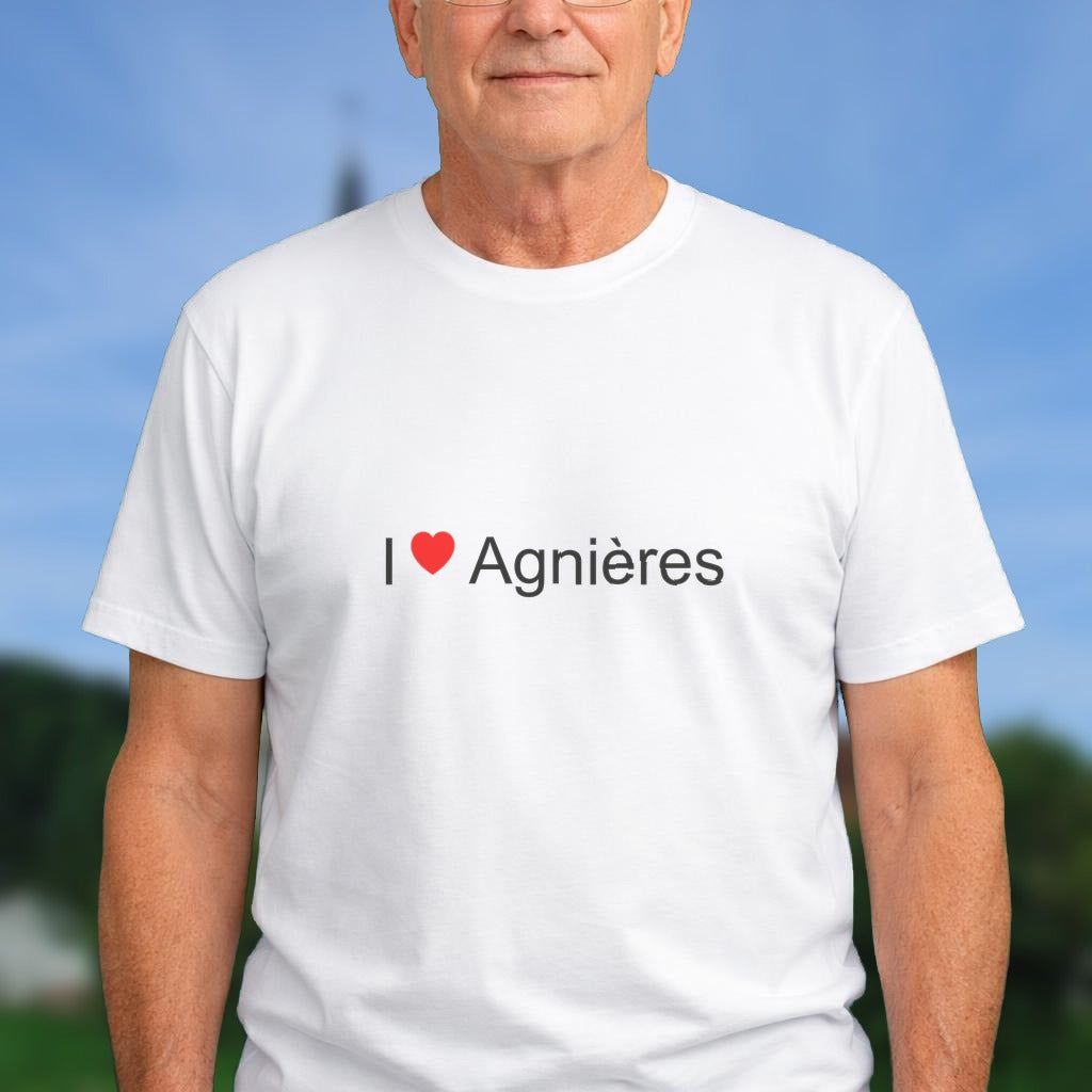 T-shirt I love agnières