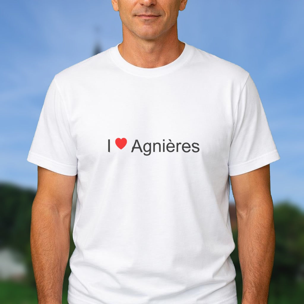 T-shirt I love agnières