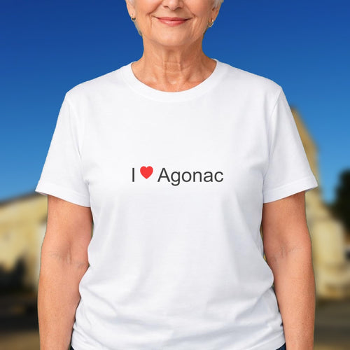 T-shirt I love agonac