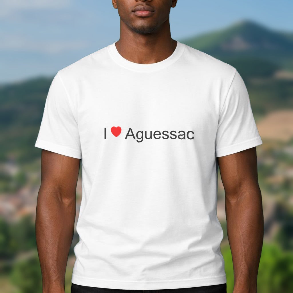 T-shirt I love aguessac