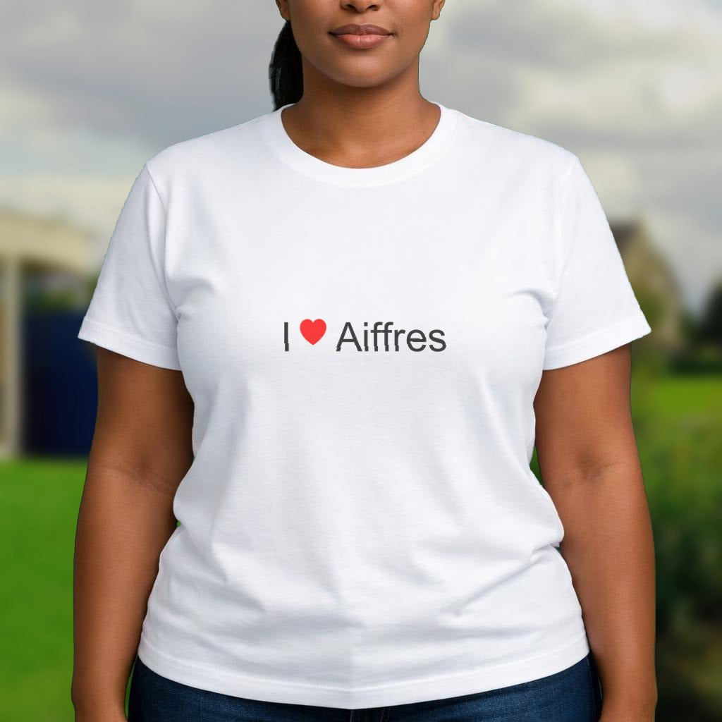 T-shirt I love aiffres