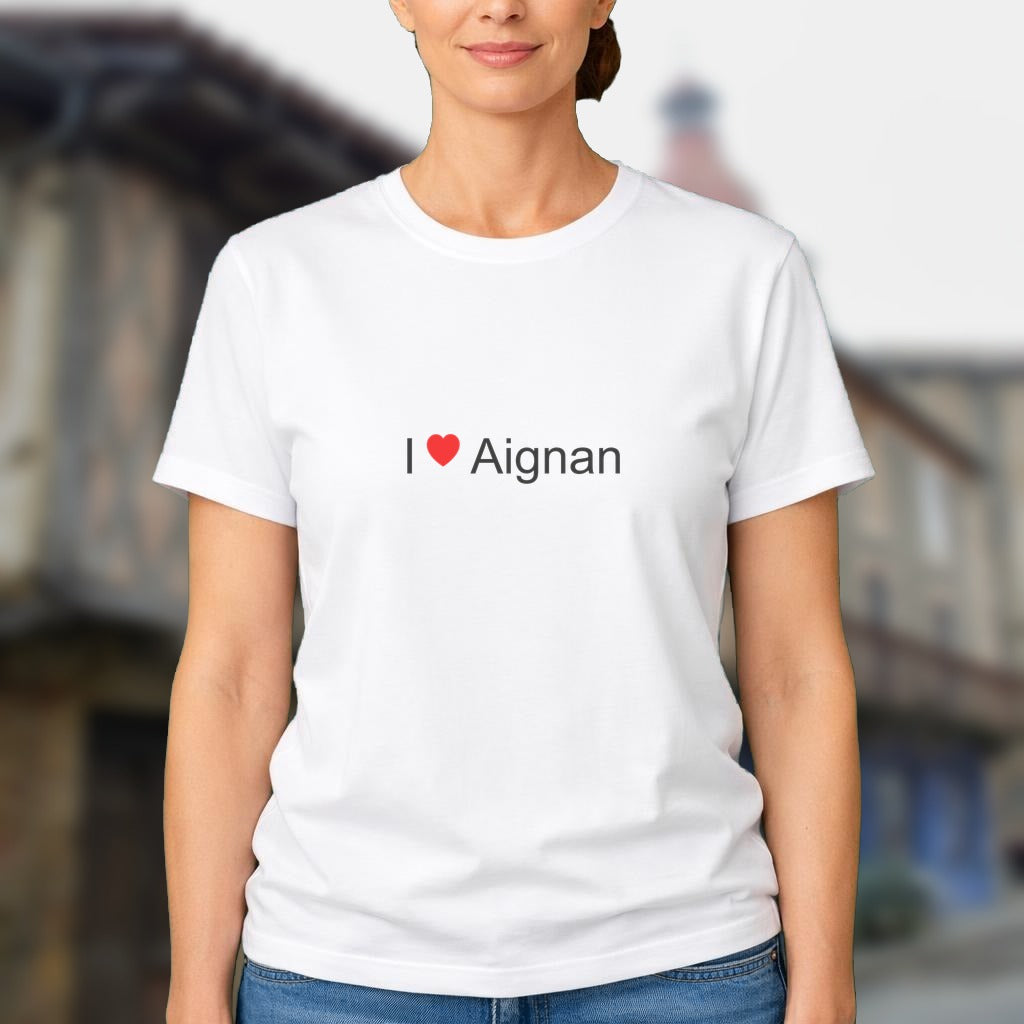 T-shirt I love aignan