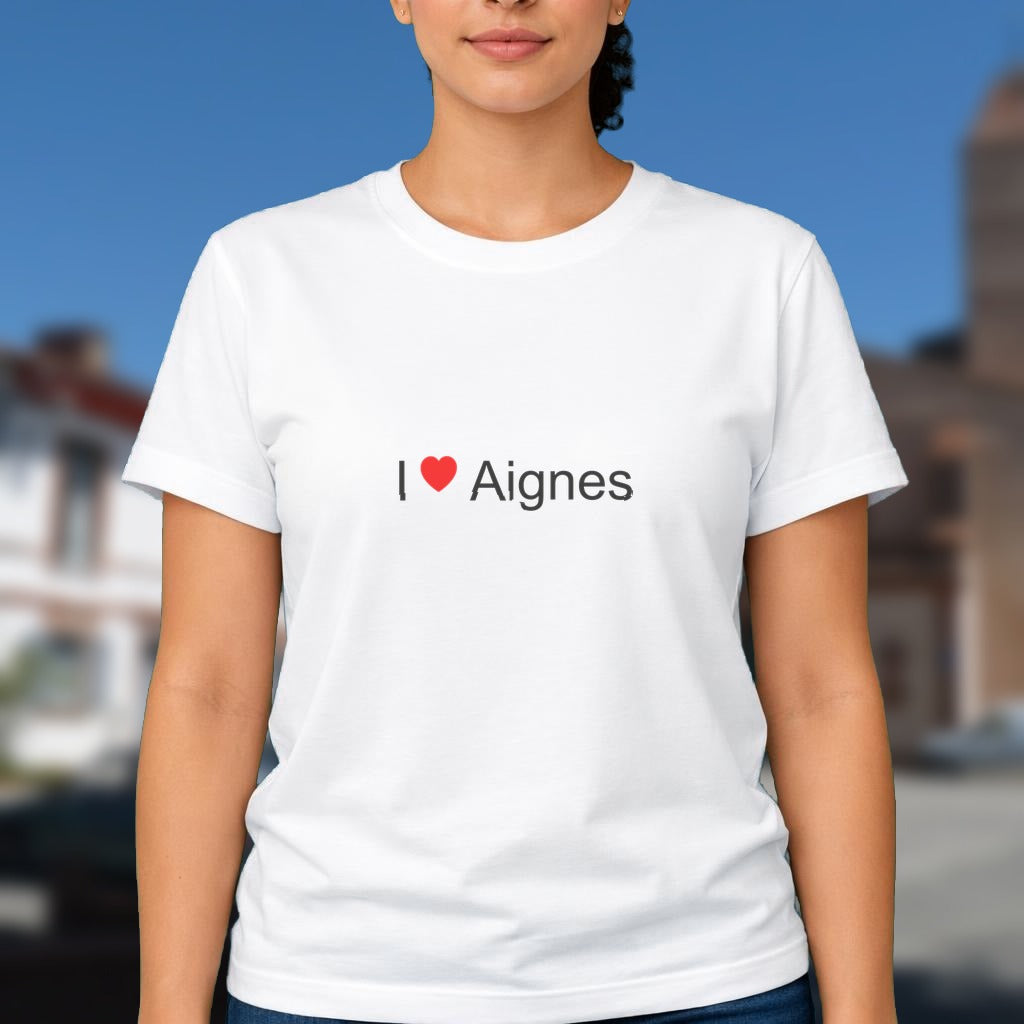 T-shirt I love aignes