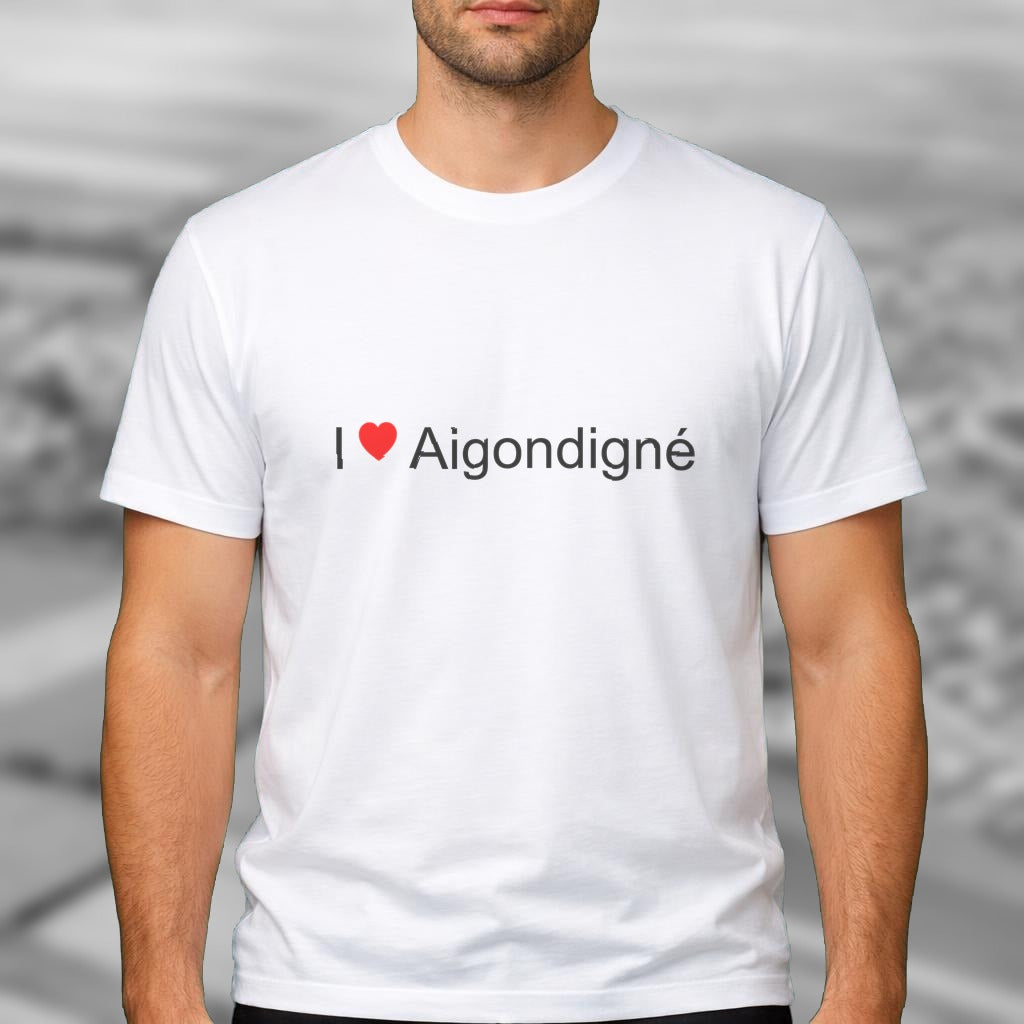 T-shirt I love aigondigné