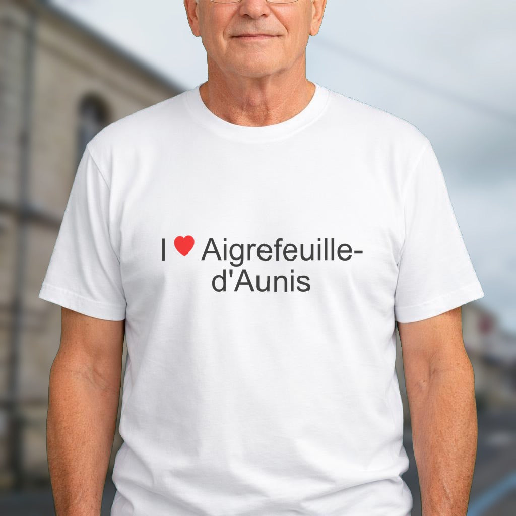 T-shirt I love aigrefeuille-d'aunis