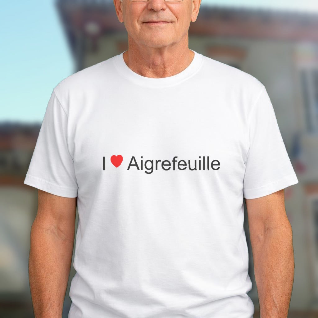 T-shirt I love aigrefeuille