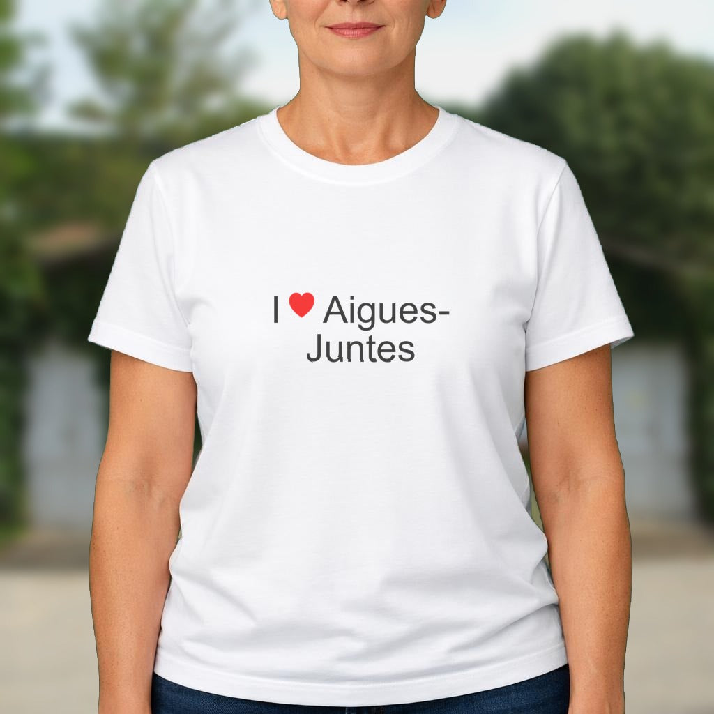 T-shirt I love aigues-juntes