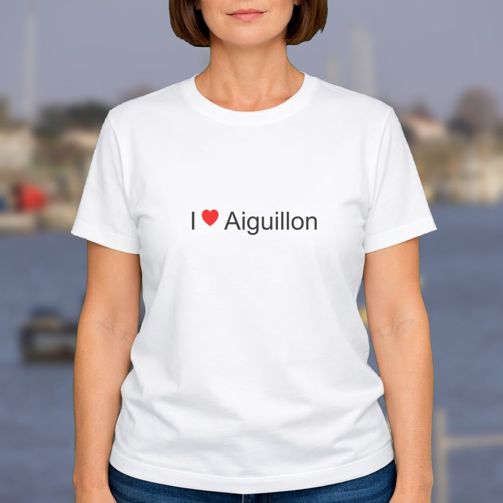 T-shirt I love aiguillon