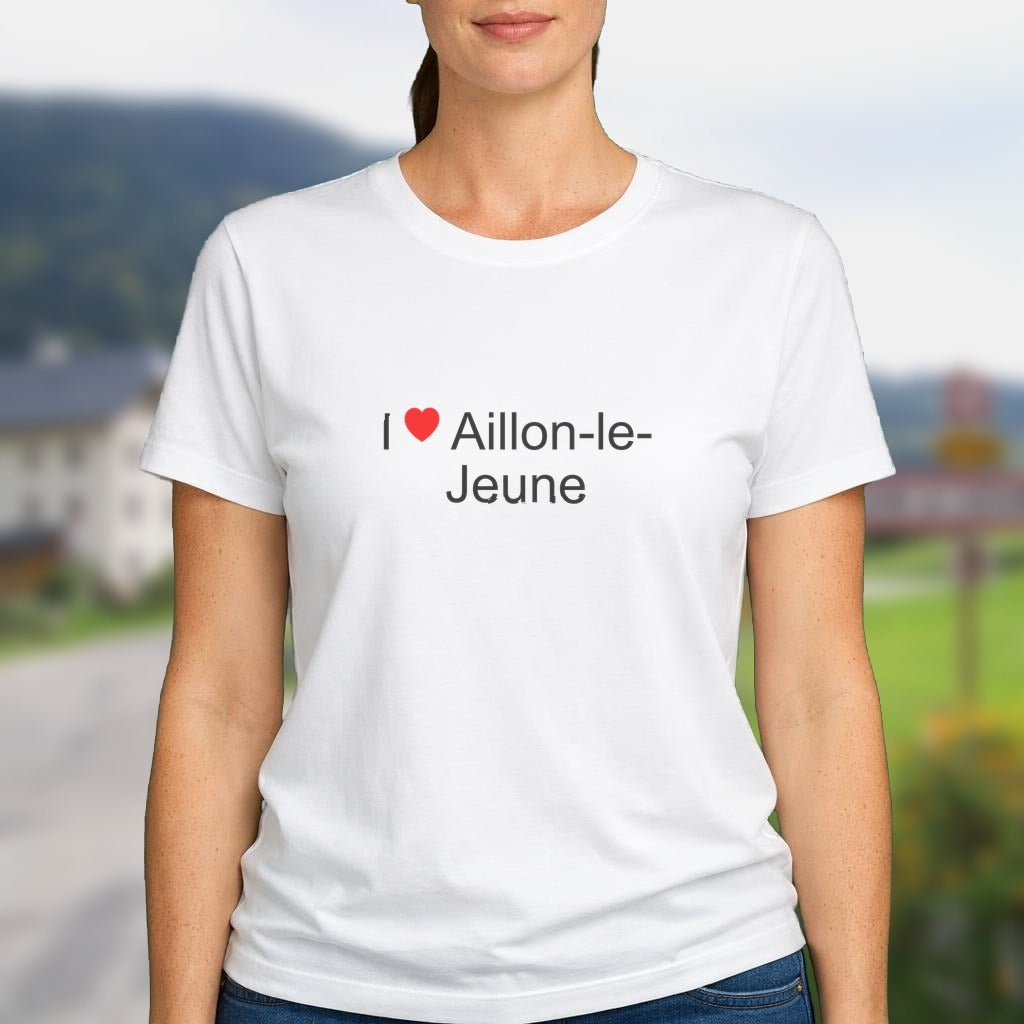 T-shirt I love aillon-le-jeune