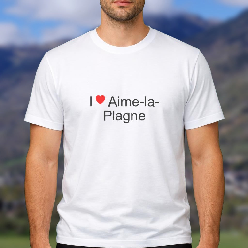 T-shirt I love aime-la-plagne