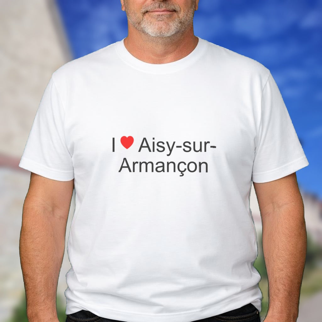 T-shirt I love aisy-sur-armançon