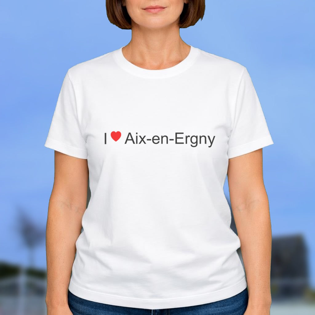 T-shirt I love aix-en-ergny