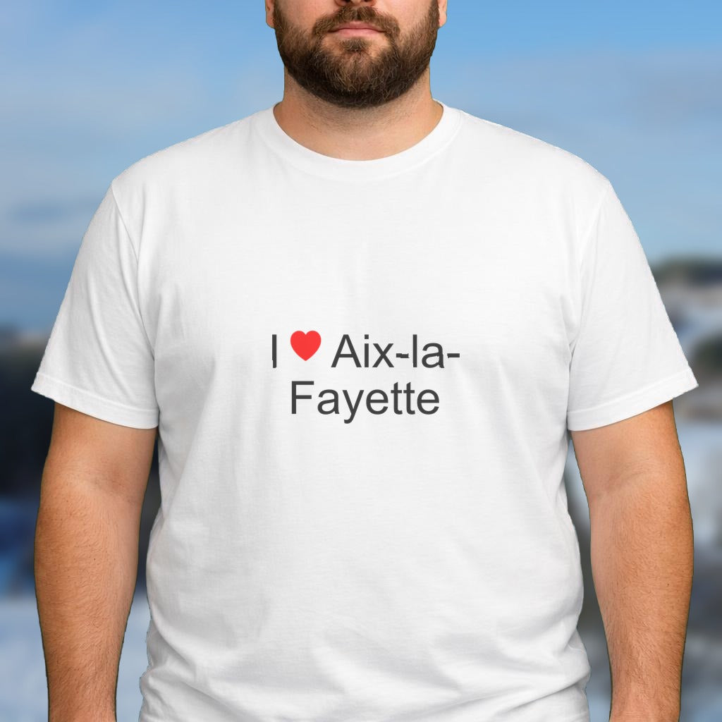 T-shirt I love aix-la-fayette
