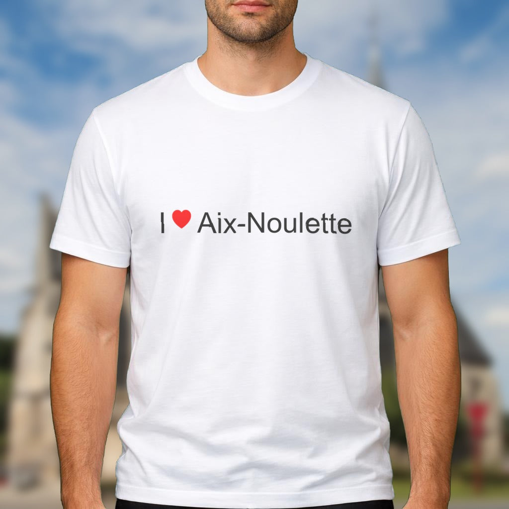 T-shirt I love aix-noulette