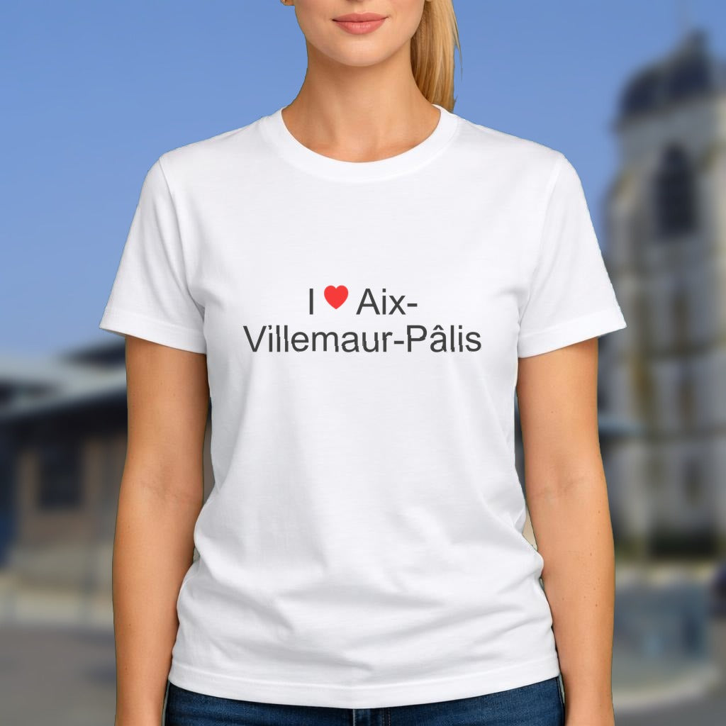 T-shirt I love aix-villemaur-pâlis