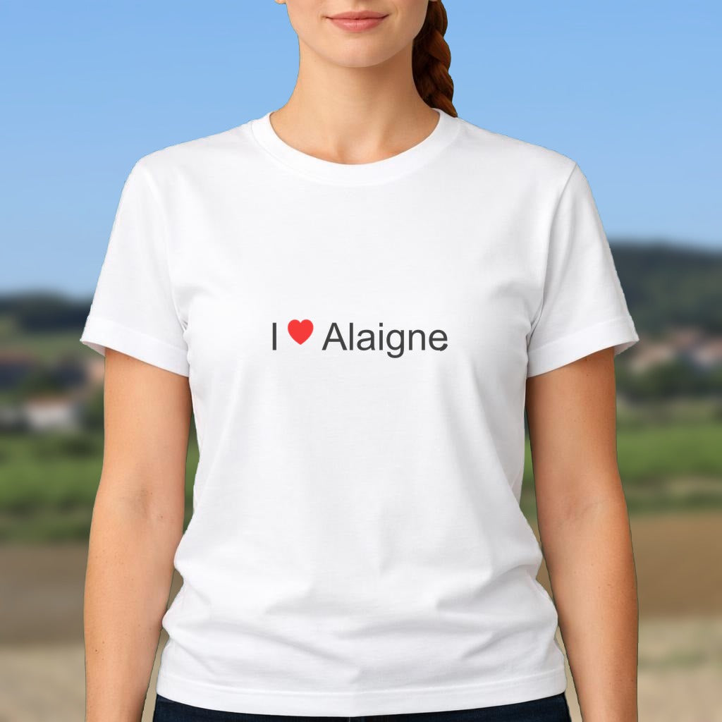 T-shirt I love alaigne