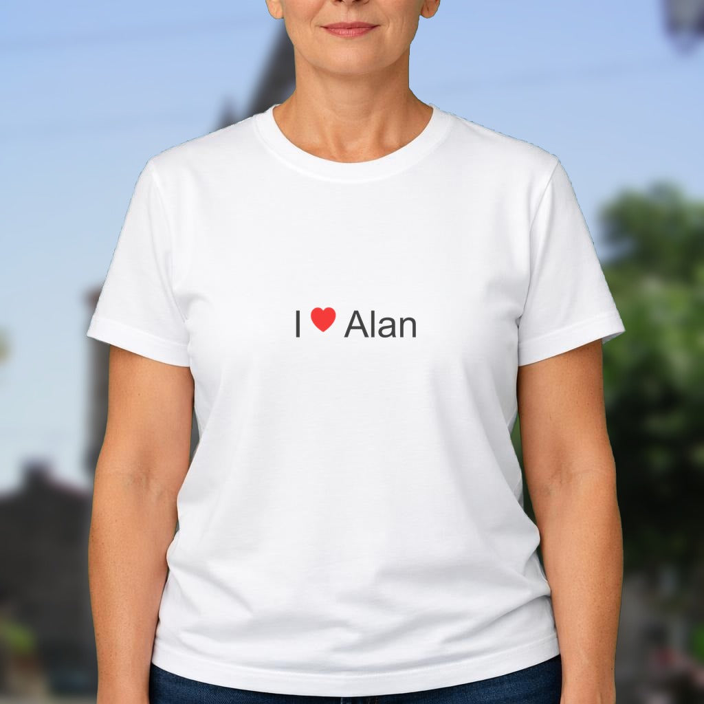 T-shirt I love alan