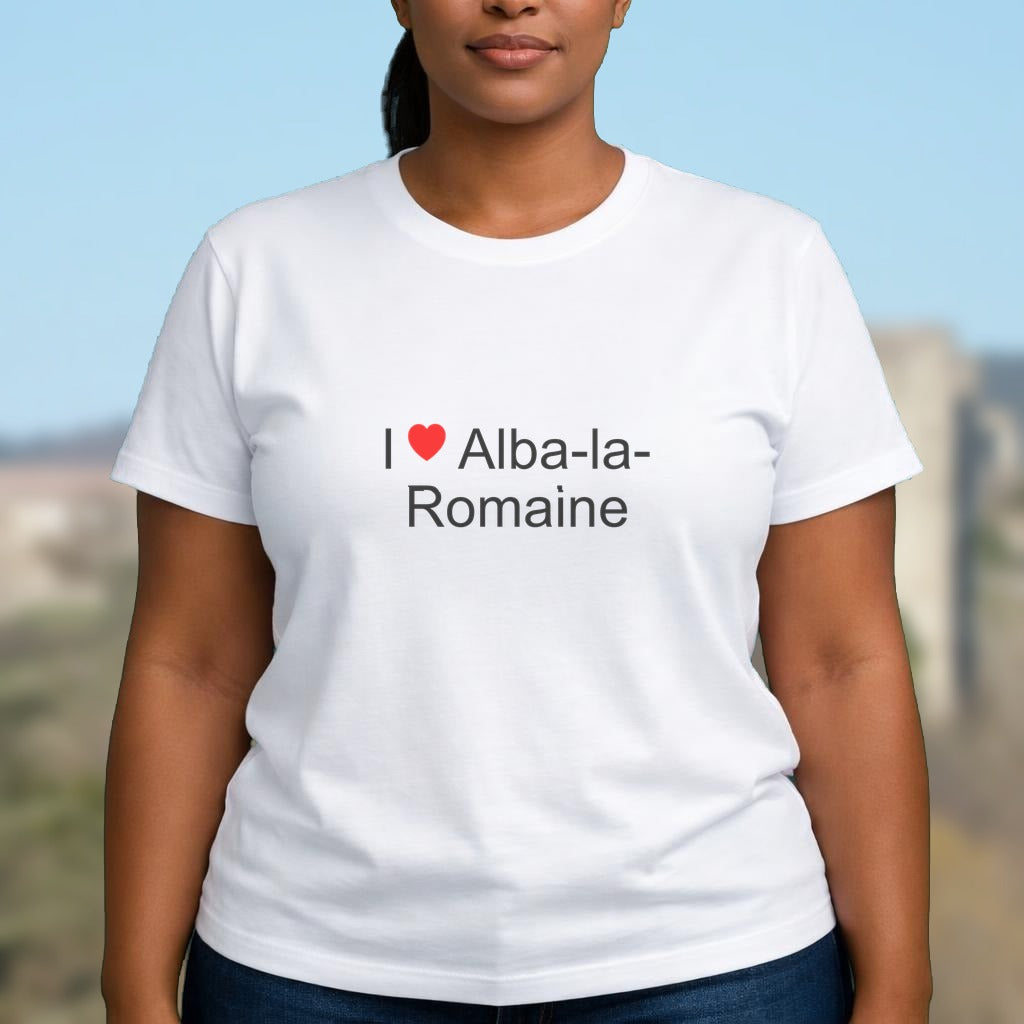 T-shirt I love alba-la-romaine