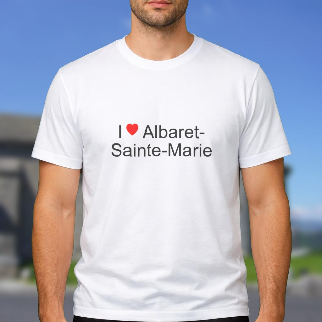 T-shirt I love albaret-sainte-marie