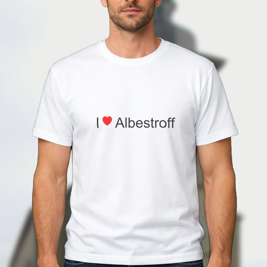 T-shirt I love albestroff