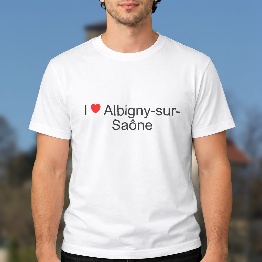 T-shirt I love albigny-sur-saône