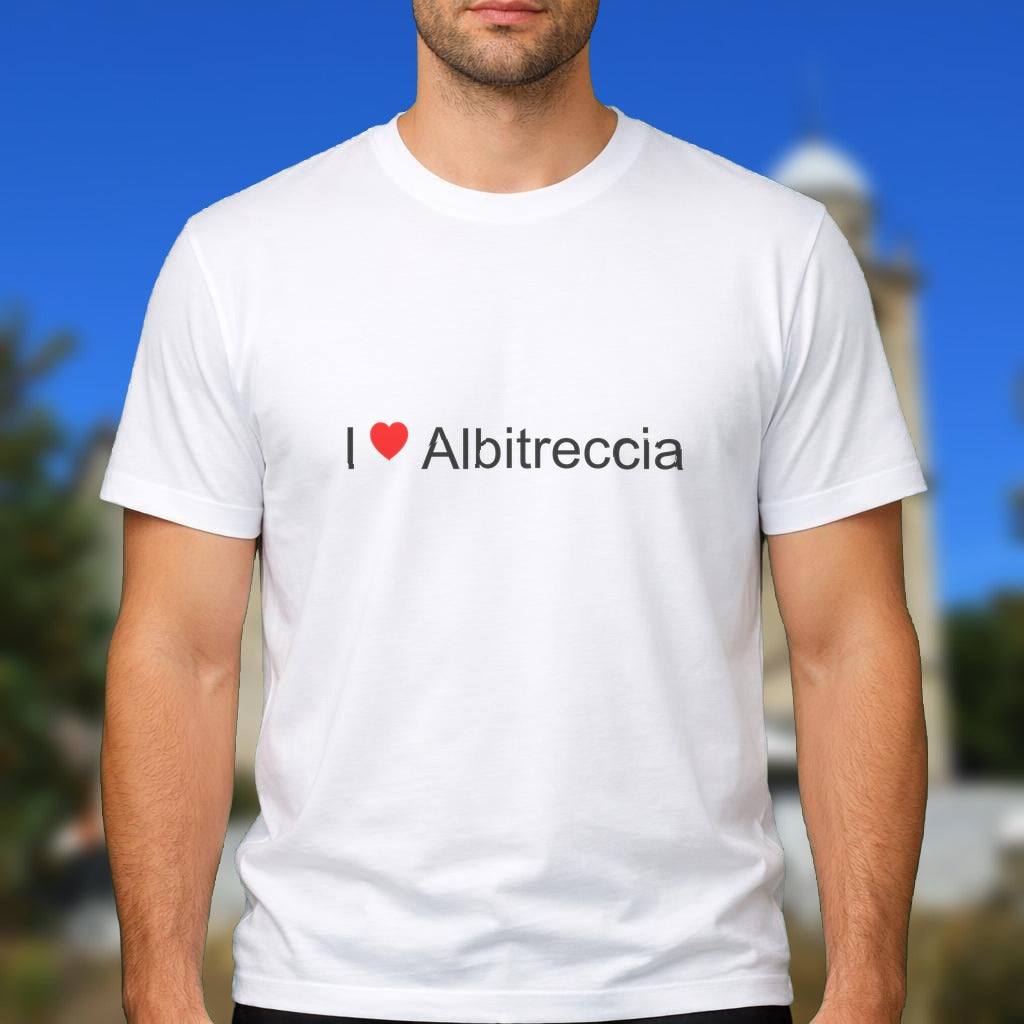 T-shirt I love albitreccia