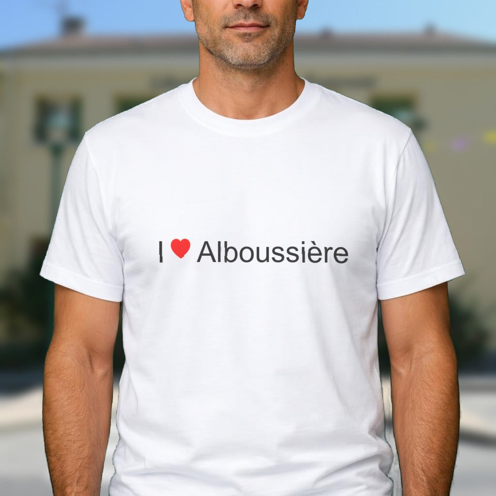 T-shirt I love alboussière