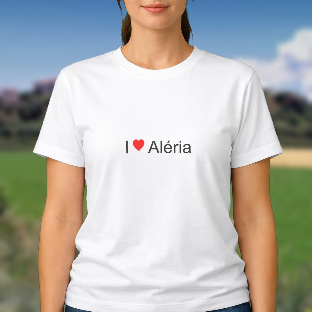 T-shirt I love aléria